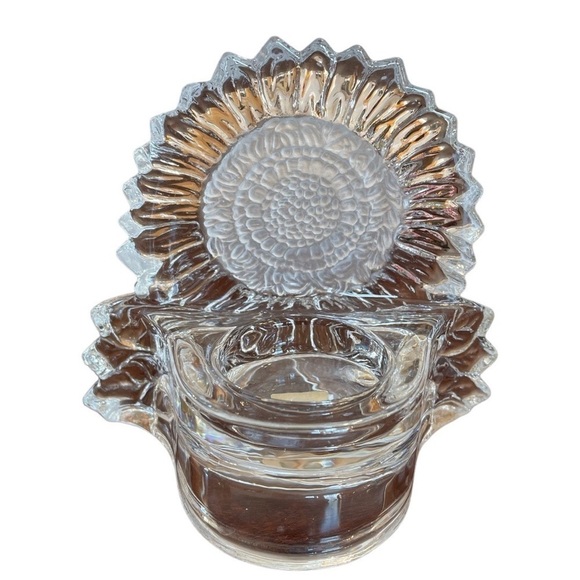 Partylite sunflower tea light or voltive holder, excellent condition, no flaws - Picture 3 of 5